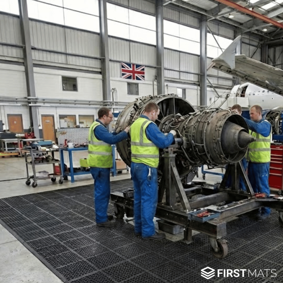 Floor Matting for Hangars & Aerospace Facilities