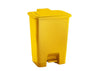 30L Economy Plastic Pedal Bin - Yellow