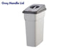 70L Indoor Recycling Bin with Grey Handle Lid