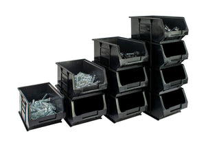 Black Recycled TC Small Parts Bins (Various Sizes)