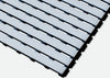 grey wide-slat swimming pool matting