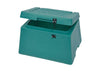 Small Domestic 30L Plastic Grit Bin with 10kg Salt & Scoop - Forest Green