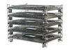 Ultra Heavy-Duty Foldable Pallet Cages Stacked
