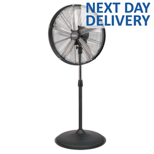 20" Oscillating Industrial Pedestal Fan