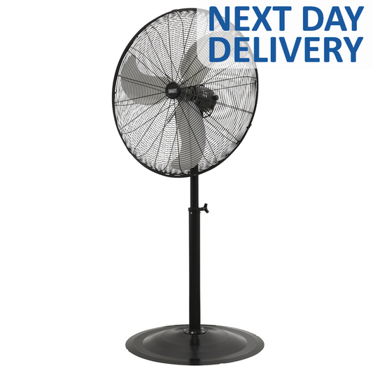 30" Oscillating Industrial Pedestal Fan