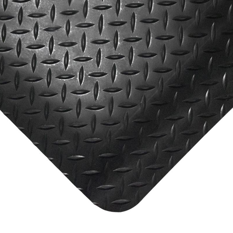 Diamond Plate Black Anti-Fatigue Mat