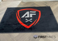AF Mechanics Receiption Area Logo Mat