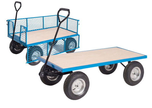 Plywood base Turntable Trucks with puncture-proof wheels