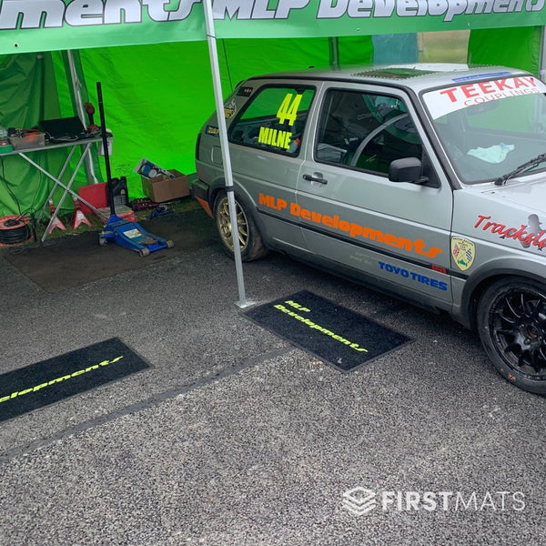 MLP Developments custom pit mats for racing team