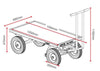 TT1 Construction Site Turntable Trolley - 1000kg