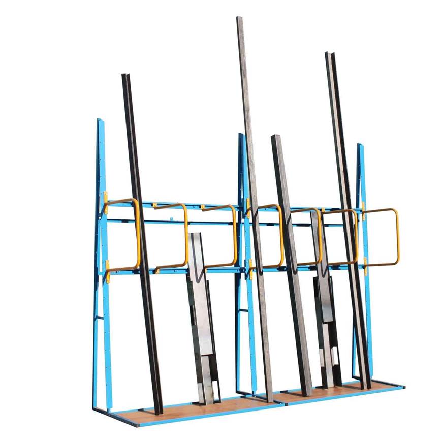 Vertical Storage Racks with Hoop Dividers