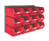 Louvre Panel and Parts Bin Kit with 12 TC5 Bins red horizontal (4797086466083)
