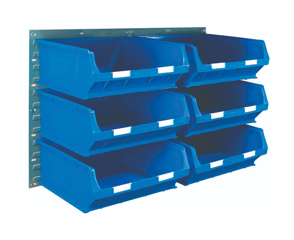 Louvre Panel and Parts Bin Kit with 6 TC6 Bins blue horizontal (4797086498851)