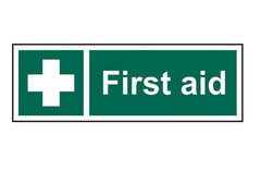 Universal First Aid Signs (300mm x 100mm)