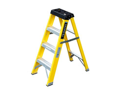 Heavy-Duty Fibreglass Electrician Step Ladders (Swingback)