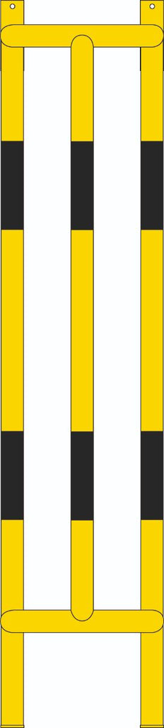 floor mounted vertical pipe protection barrier 150 cm high (4568104861731)