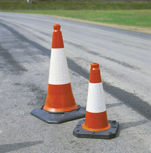 UK Regulation Traffic Cone - 2 Piece