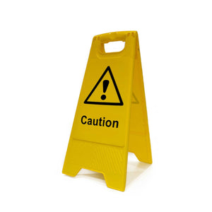 Yellow Caution Floor Sign