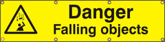Danger Falling Objects - PVC Safety Banner