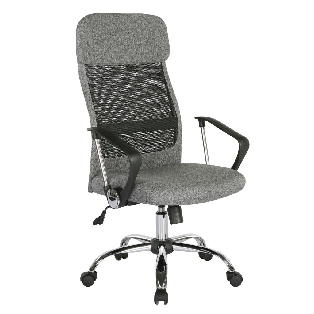 High Mesh Back Office Chair with Headrest front (6097101717675)
