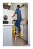 Climb-It Fibreglass Electrician's Swingback Step Ladders in use (4801809645603)