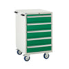 EUC986065CMG Mobile Tool Cabinet with 5 Drawers (Same Sizes) Green (4483363012643)
