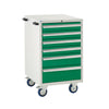 EUC986065EMG Mobile Tool Cabinet with 6 Drawers Green (4483363110947)