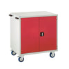 EUC9890651MR Mobile Tool Storage Cupboard - 1 Shelf Red (4483362717731)