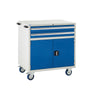 EUC9890652MB Mobile Tool Storage Cupboard with 2 Drawers Blue (4483362816035)