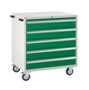EUC989065CMG Mobile Tool Cabinet with 5 Drawers (Same Sizes) Green (4483363012643)