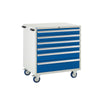 EUC989065EMB Mobile Tool Cabinet with 6 Drawers Blue (4483363110947)