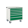 EUC989065EMG Mobile Tool Cabinet with 6 Drawers Green (4483363110947)