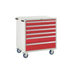 EUC989065EMR Mobile Tool Cabinet with 6 Drawers Red (4483363110947)