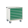 EUC989065VMG Mobile Tool Cabinet with 7 Drawers Green (4483363143715)