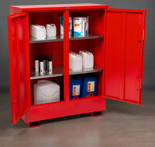 Flamstor Flammable Liquid Storage Cabinet FSC3 open (4445004431395)