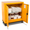 Mobile Yellow COSHH Cabinet (4444951248931)