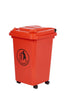 30 Litre Plastic Wheelie Bin red (4585768714275)
