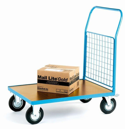 Heavy Duty Platform Trolley With 1 Mesh End (4802568683555)