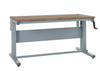 Premium height adjustable workbench - wood worktop (4453380292643)