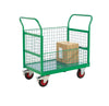 3 and a Half Sided Platform Trolley with Mesh Sides RTBT3569MGXX Green with props (4479050055715)