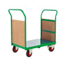Twin Handle Platform Trolley with Plywood Panel Ends RTPTD690CGXX Green (4479049891875)