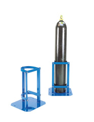 Hinged Latch Gas Cylinder Stands