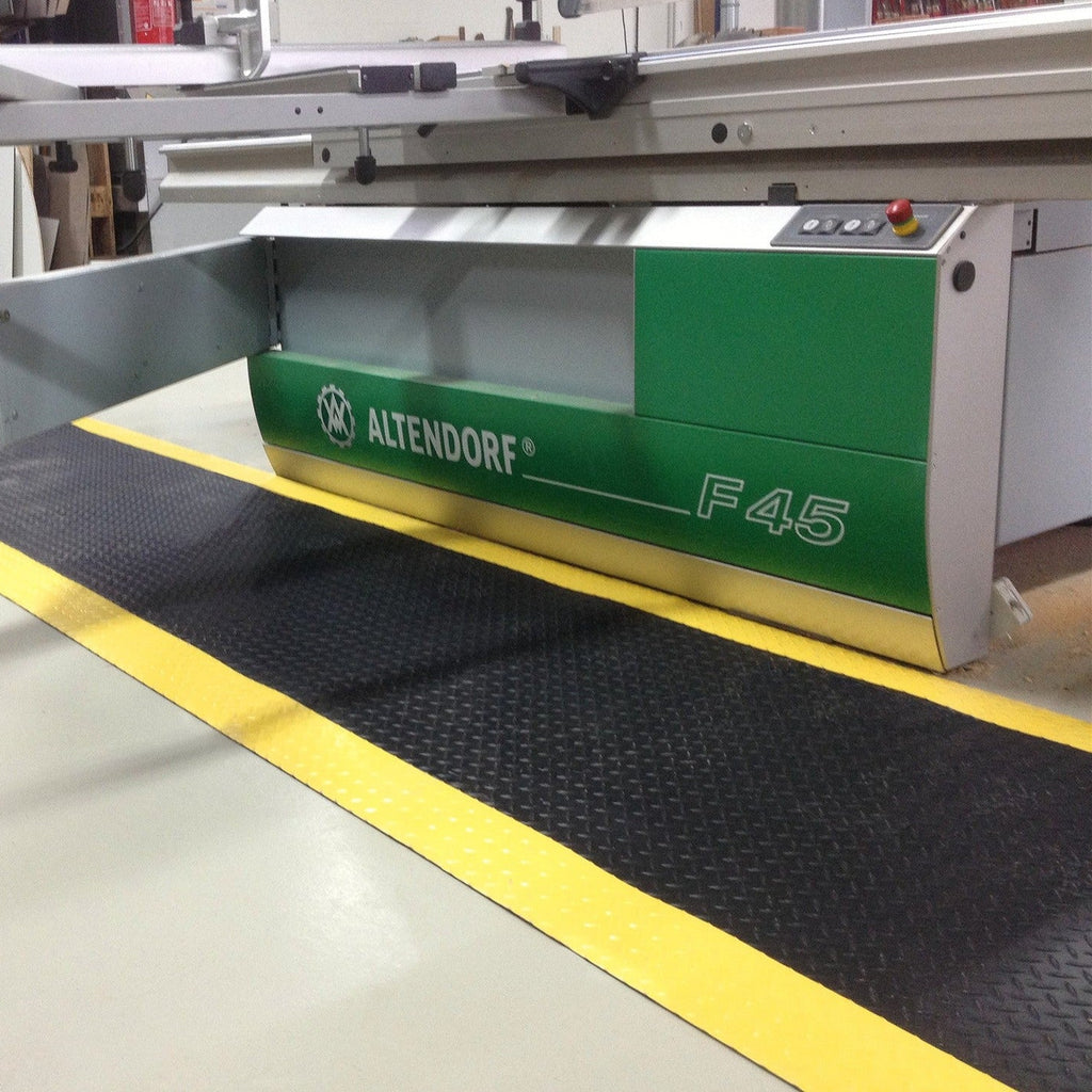 Diamond Plate Anti-Fatigue Mat Safety ( Black / Yellow ) (6421047558)