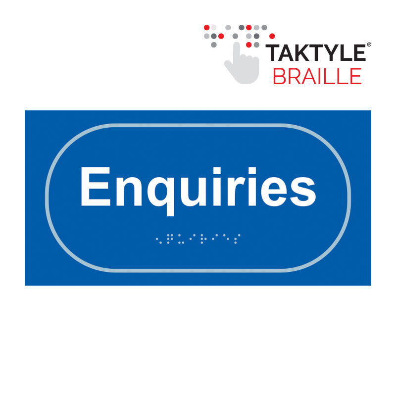 Braille Enquiries Sign (6003842187435)