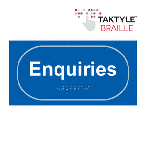 Enquiries - Braille Sign