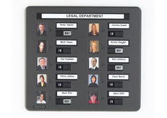 In-Out Board with Staff Photos - 10 or 20 Names