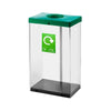 60L Clear Body Indoor Recycling Bins green (6175062229163)