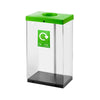 80L Clear Body Indoor Recycling Bins lime (6175062261931)