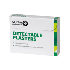 St John Blue Detectable Plasters (Pack of 100)