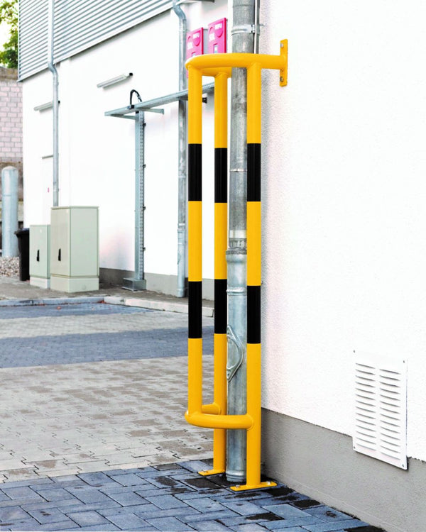floor mounted vertical pipe protection barrier in use (4568104861731)